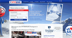 Desktop Screenshot of intersport-pralognan.com