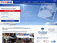 Tablet Screenshot of intersport-pralognan.com